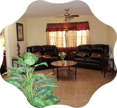 Living room at Newhaven, Inc.