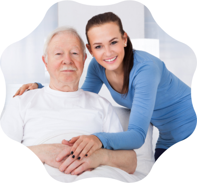A member of our care team with a resident